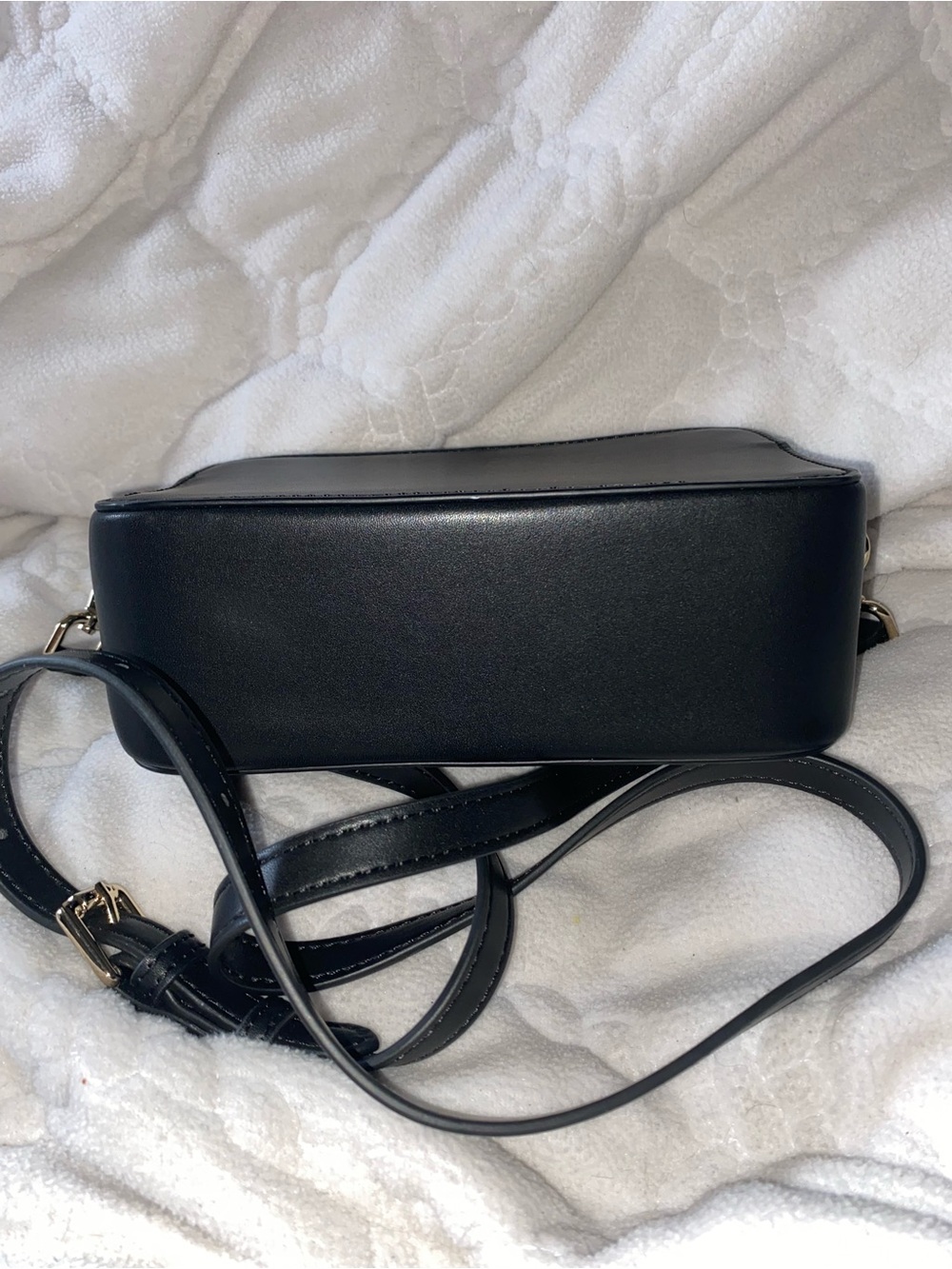 St. John Black Crossbody with Gold Accent - Picture 5 of 6